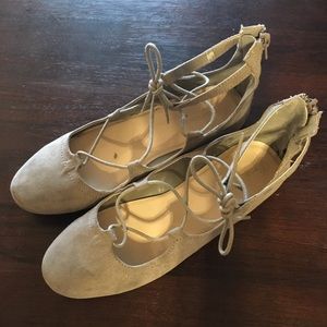 Gray Maurices Ballet Flats